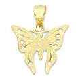 Load image into Gallery viewer, Solid Gold Butterfly Pendant - 10k or 14k

