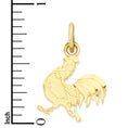 Load image into Gallery viewer, Solid Gold Rooster Pendant - 10k or 14k
