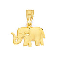 Load image into Gallery viewer, Solid Gold Elephant Pendant - 10k or 14k
