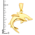 Load image into Gallery viewer, Solid Gold Shark Pendant - 10k or 14k
