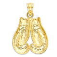 Load image into Gallery viewer, Solid Gold Boxing Glove Pendant - 10k or 14k
