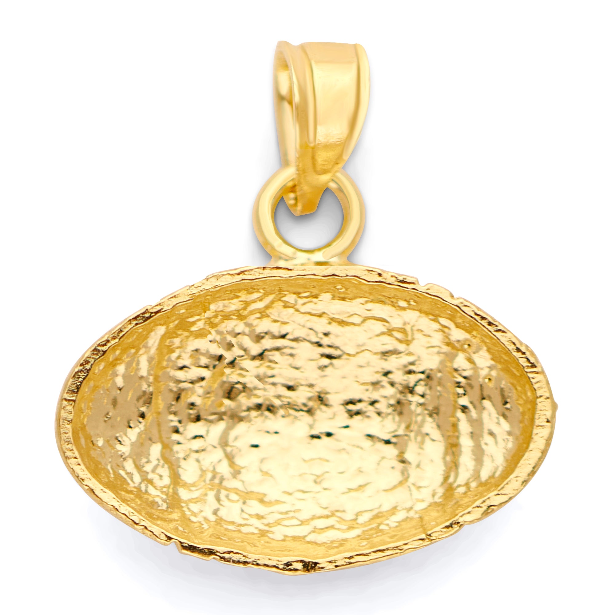 Solid Gold Football Pendant - 10k or 14k