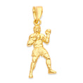 Load image into Gallery viewer, Solid Gold Boxing Pendant - 10k or 14k
