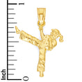 Load image into Gallery viewer, Solid Gold Karate Pendant - 10k or 14k

