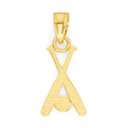 Load image into Gallery viewer, Solid Gold Baseball Pendant - 10k or 14k
