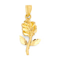 Load image into Gallery viewer, Solid Gold Hanging Rose Pendant - 10k or 14k
