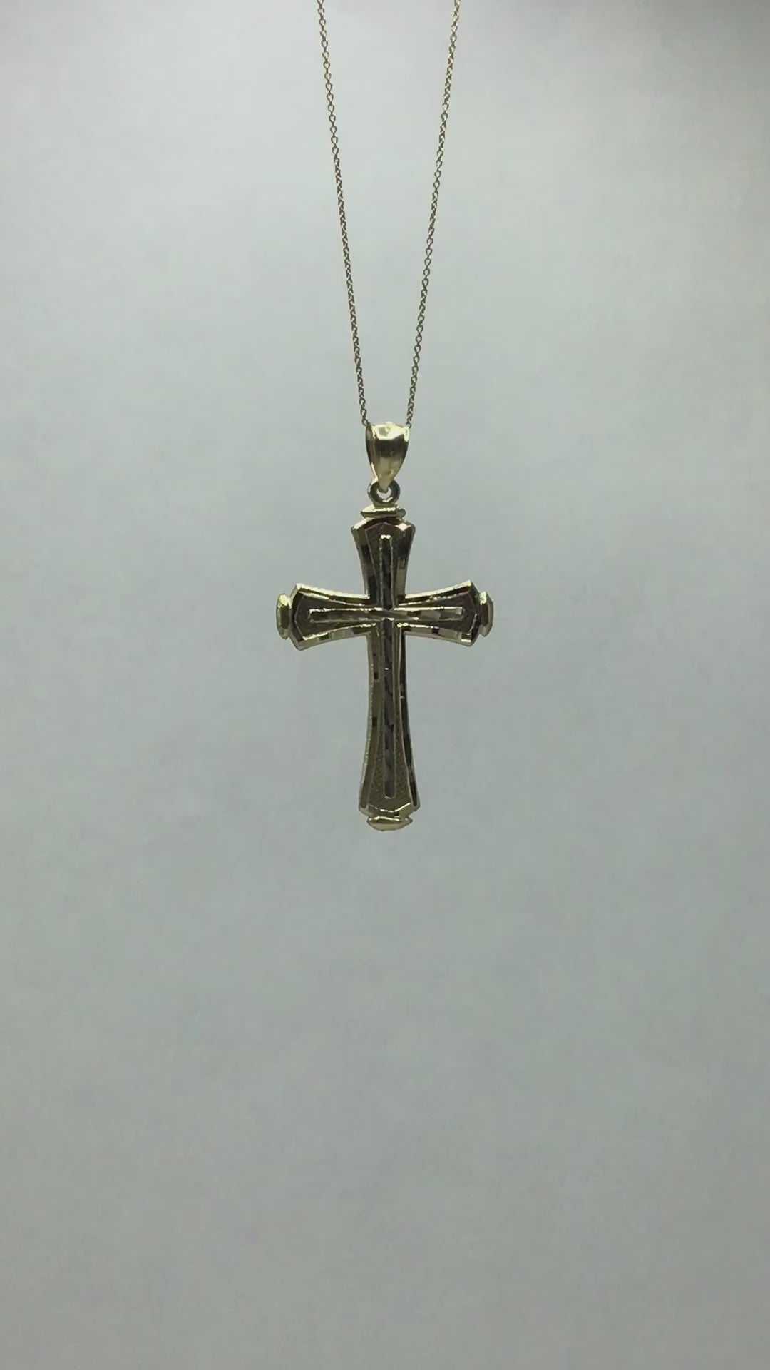 10k/14k Gold Cross Pendant - Religious Jewelry Gifts
