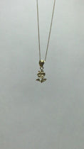 Load and play video in Gallery viewer, Solid Gold Rose Pendant - 10k or 14k
