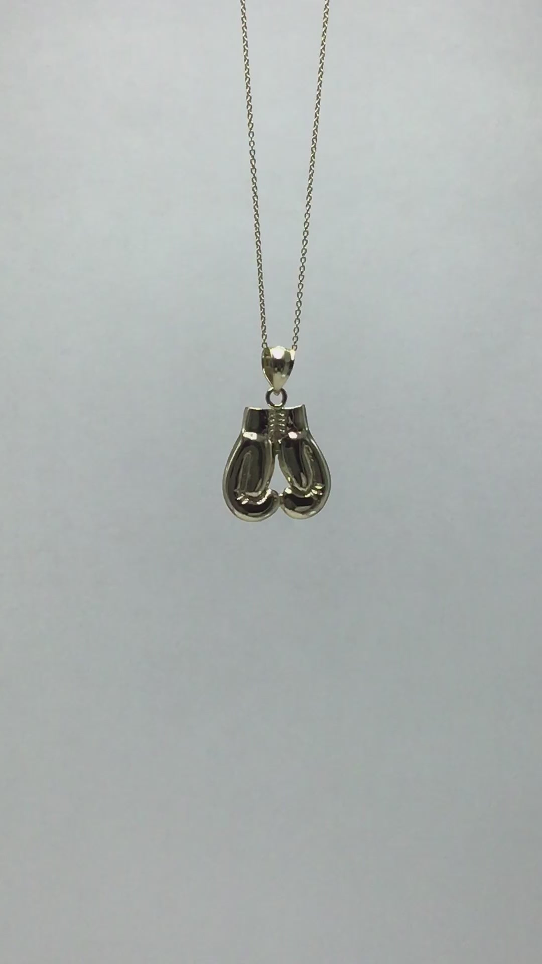 10k/14k Solid Gold Boxing Glove Pendant - Sports Jewelry Gifts