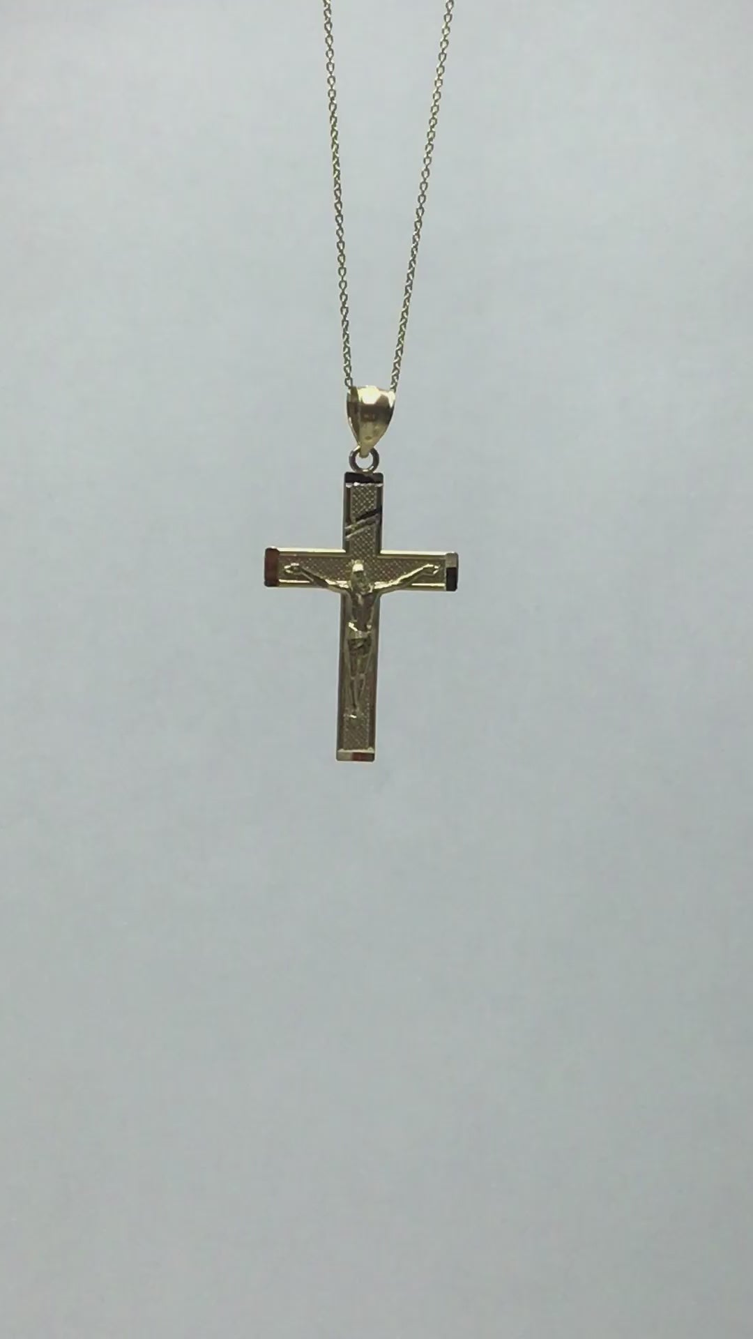 10k/14k Gold Crucifix Pendant - Religious Jewelry Gifts