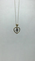 Load and play video in Gallery viewer, Solid Two-Tone Gold Dolphin in Heart Pendant - 10k or 14k
